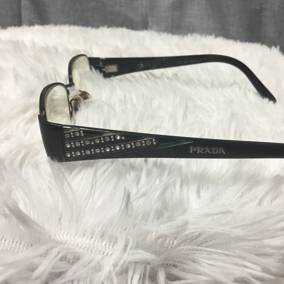 Prada Rhinestone Glasses - Picture 3 of 9
